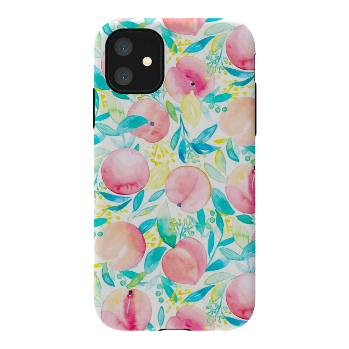 iPhone 11 StrongFit Peachy Peach by gingerlique