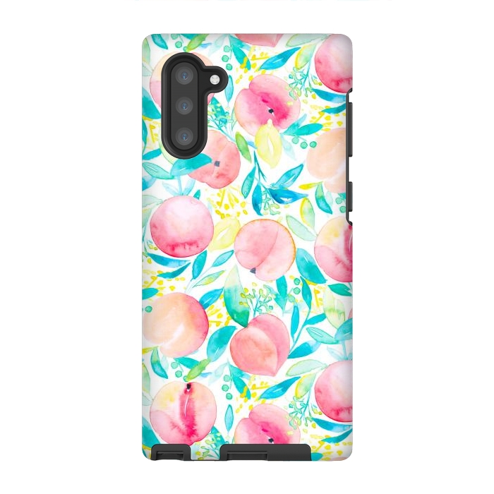 Galaxy Note 10 StrongFit Peachy Peach by gingerlique