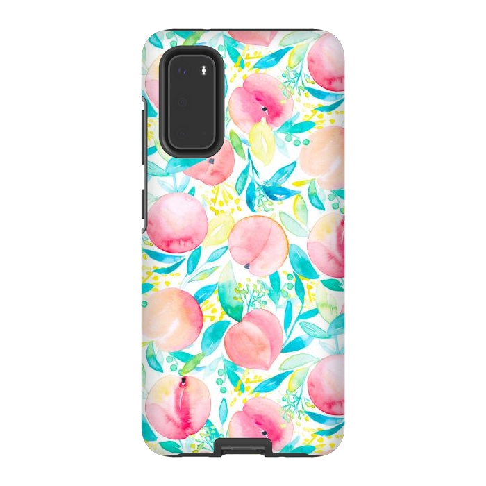 Galaxy S20 StrongFit Peachy Peach by gingerlique