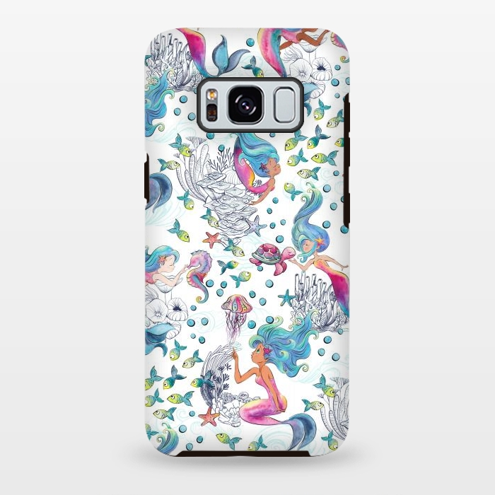 Galaxy S8 plus StrongFit Modern Mermaid Toile by gingerlique