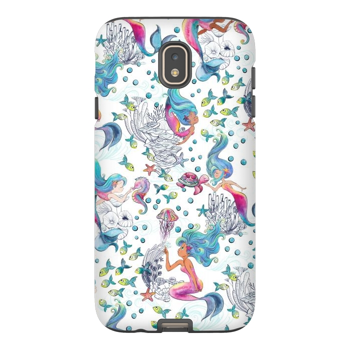 Galaxy J7 StrongFit Modern Mermaid Toile by gingerlique