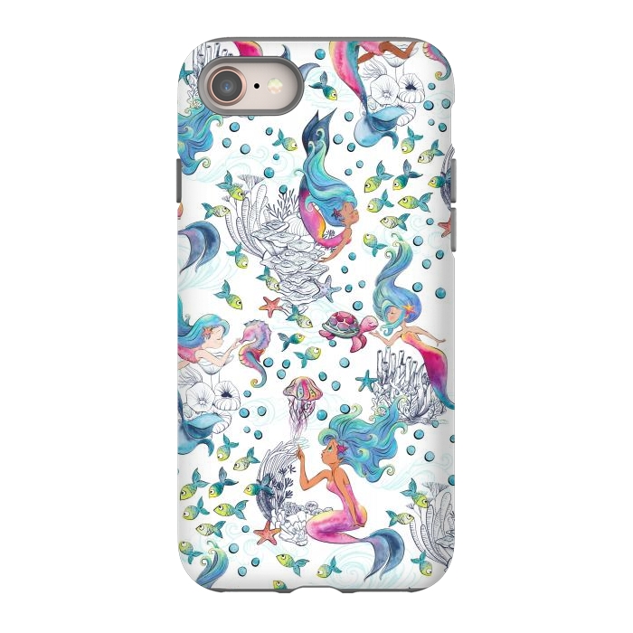 iPhone SE StrongFit Modern Mermaid Toile by gingerlique