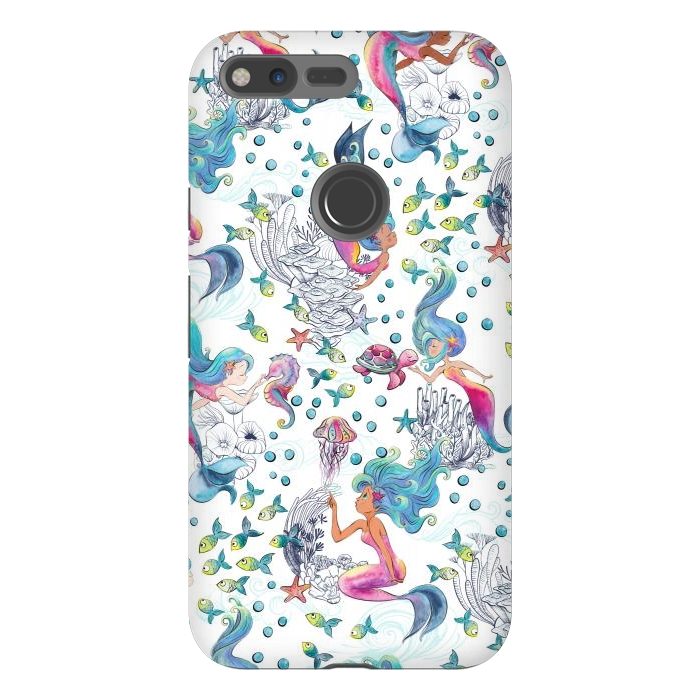 Pixel XL StrongFit Modern Mermaid Toile by gingerlique