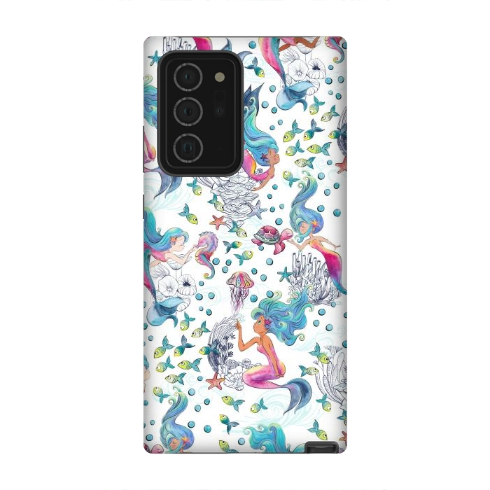 Galaxy Note 20 Ultra StrongFit Modern Mermaid Toile by gingerlique