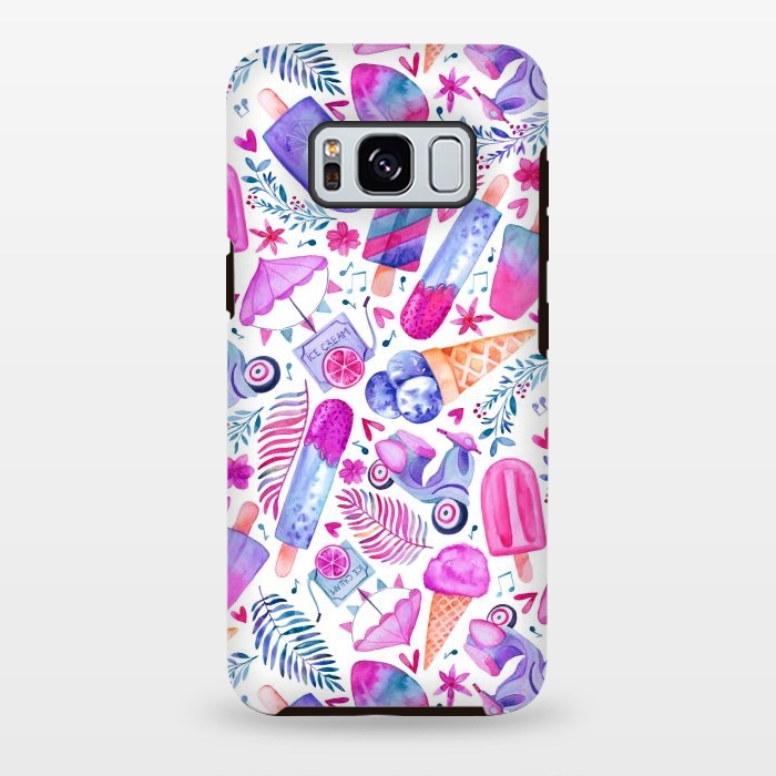 Galaxy S8 plus StrongFit Purple Day Dreams and Ice Creams by gingerlique