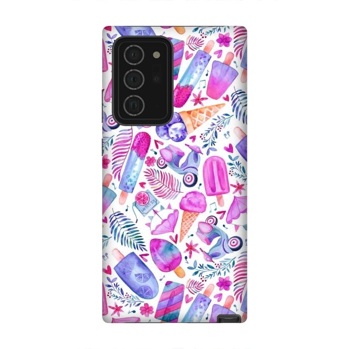 Galaxy Note 20 Ultra StrongFit Purple Day Dreams and Ice Creams by gingerlique