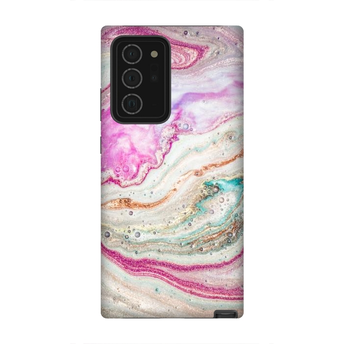 Galaxy Note 20 Ultra StrongFit Natural Luxury Liquid Marble by ArtsCase