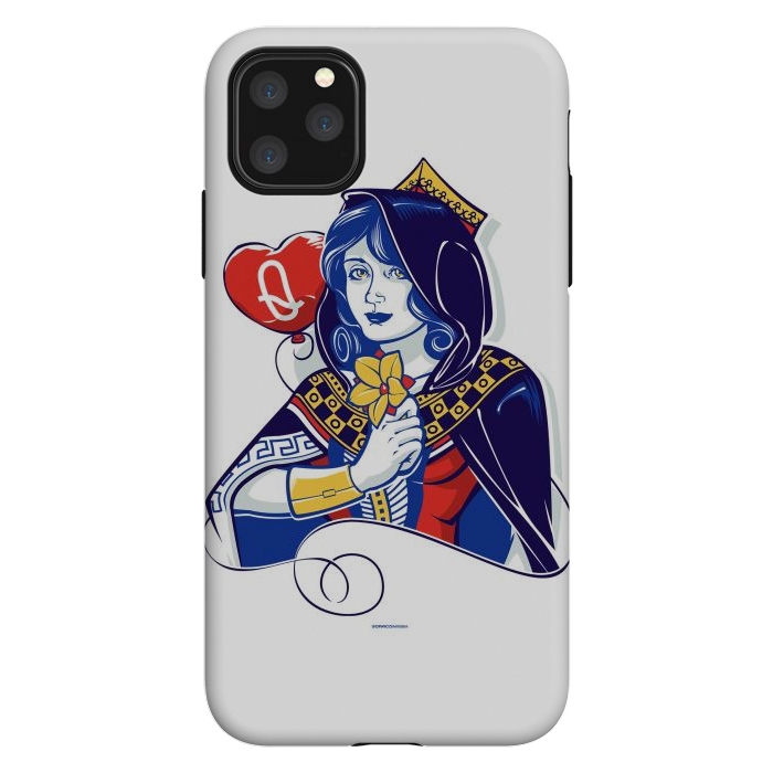 iPhone 11 Pro Max StrongFit Queen of hearts by Draco