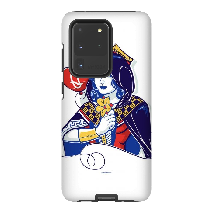 Galaxy S20 Ultra StrongFit Queen of hearts by Draco