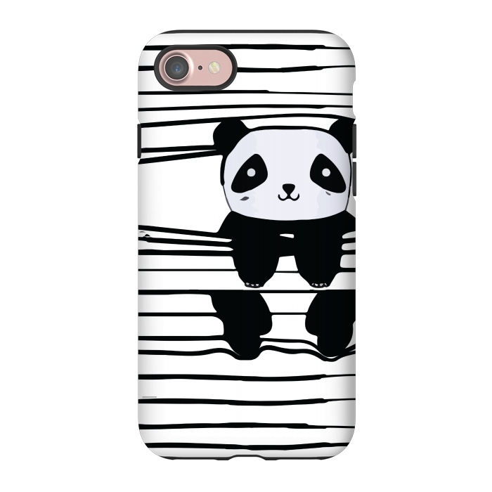 iPhone 7 StrongFit peek-a-boo panda by MALLIKA