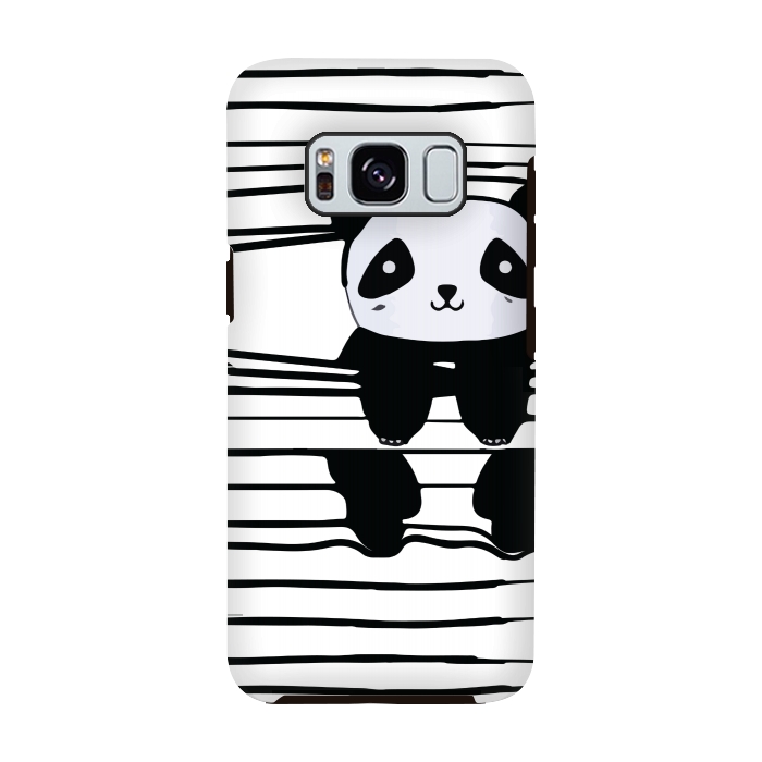 Galaxy S8 StrongFit peek-a-boo panda by MALLIKA