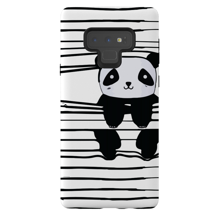 Galaxy Note 9 StrongFit peek-a-boo panda by MALLIKA
