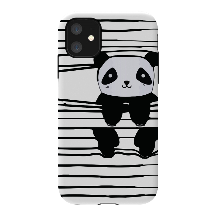 iPhone 11 StrongFit peek-a-boo panda by MALLIKA