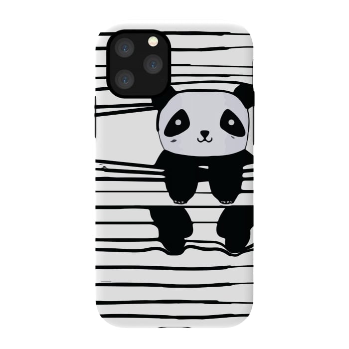iPhone 11 Pro StrongFit peek-a-boo panda by MALLIKA