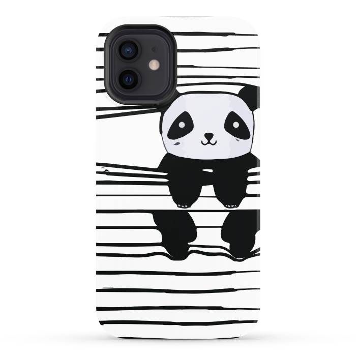 iPhone 12 StrongFit peek-a-boo panda by MALLIKA