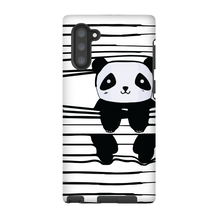 Galaxy Note 10 StrongFit peek-a-boo panda by MALLIKA
