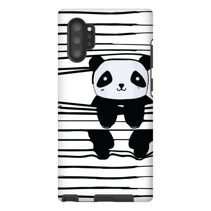 Galaxy Note 10 plus StrongFit peek-a-boo panda by MALLIKA