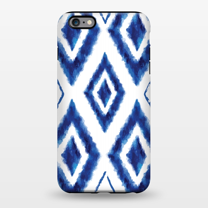 iPhone 6/6s plus StrongFit blue diamond pattern 2 by MALLIKA