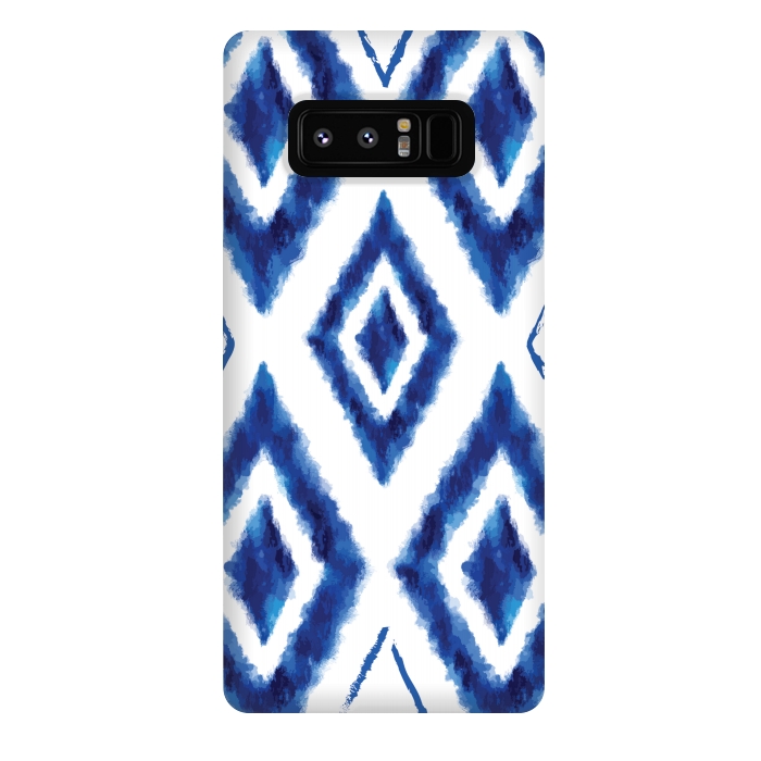 Galaxy Note 8 StrongFit blue diamond pattern 2 by MALLIKA