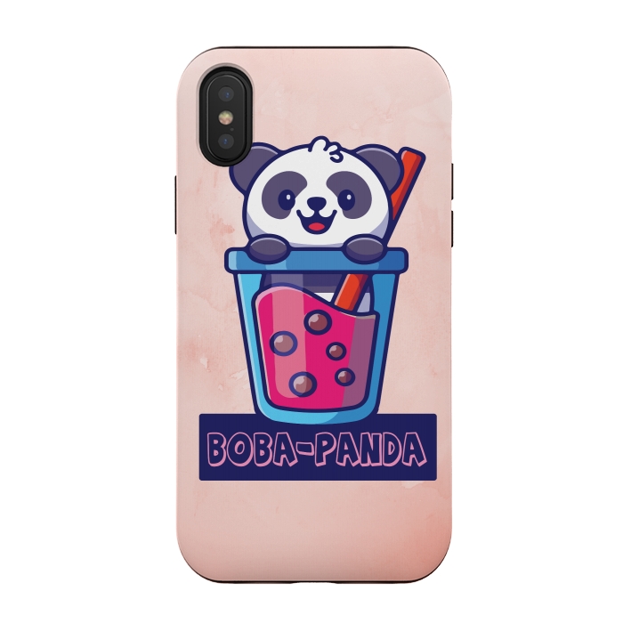 iPhone Xs / X StrongFit boba-panda by MALLIKA