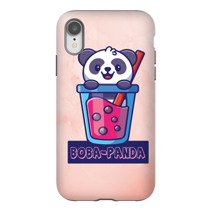 iPhone Xr StrongFit boba-panda by MALLIKA