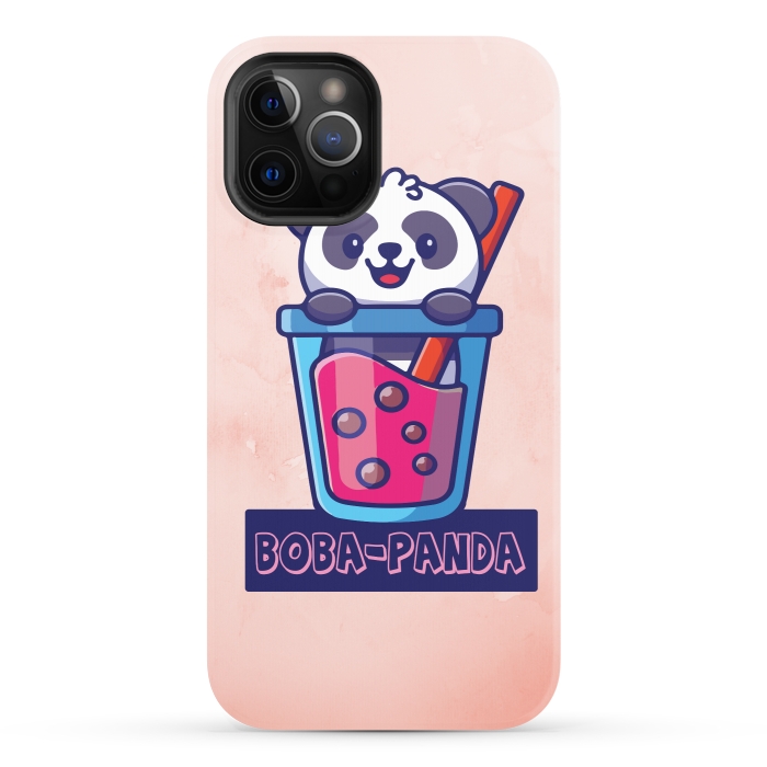 iPhone 12 Pro StrongFit boba-panda by MALLIKA
