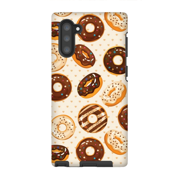 Galaxy Note 10 StrongFit chocolate donut love por MALLIKA