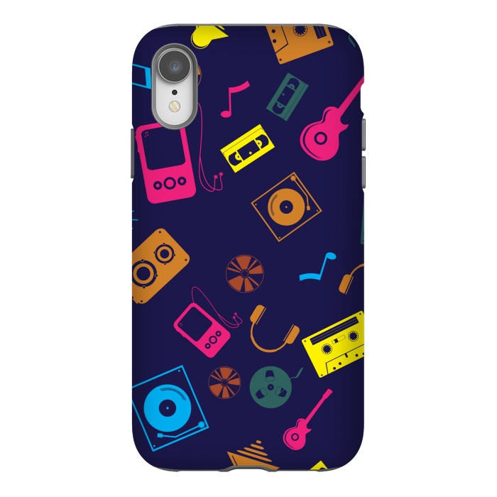 iPhone Xr StrongFit retro music love by MALLIKA