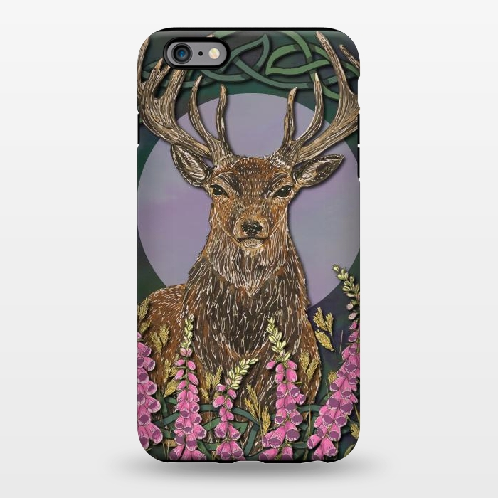 iPhone 6/6s plus StrongFit Woodland Stag by Lotti Brown