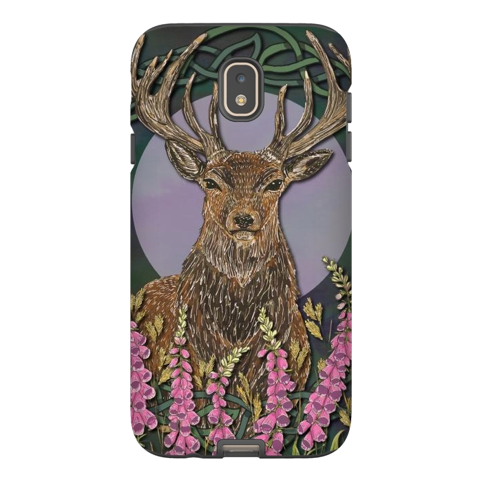 Galaxy J7 StrongFit Woodland Stag by Lotti Brown