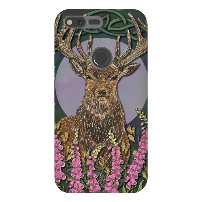 Pixel XL StrongFit Woodland Stag by Lotti Brown