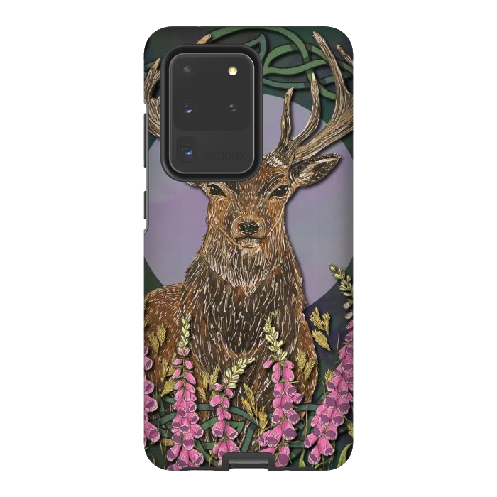 Galaxy S20 Ultra StrongFit Woodland Stag by Lotti Brown