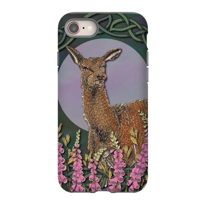 iPhone SE StrongFit Woodland Deer Doe by Lotti Brown