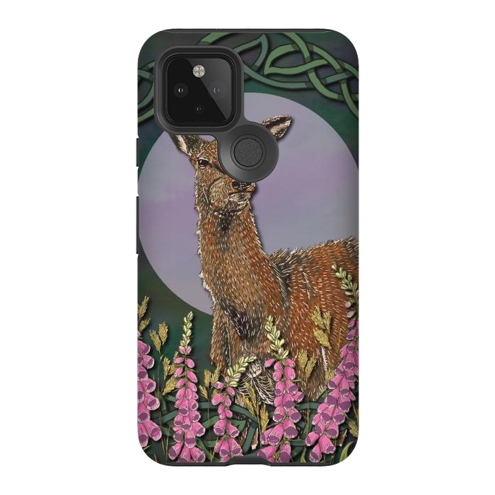 Pixel 5 StrongFit Woodland Deer Doe by Lotti Brown