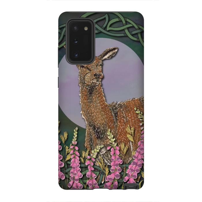 Galaxy Note 20 StrongFit Woodland Deer Doe by Lotti Brown