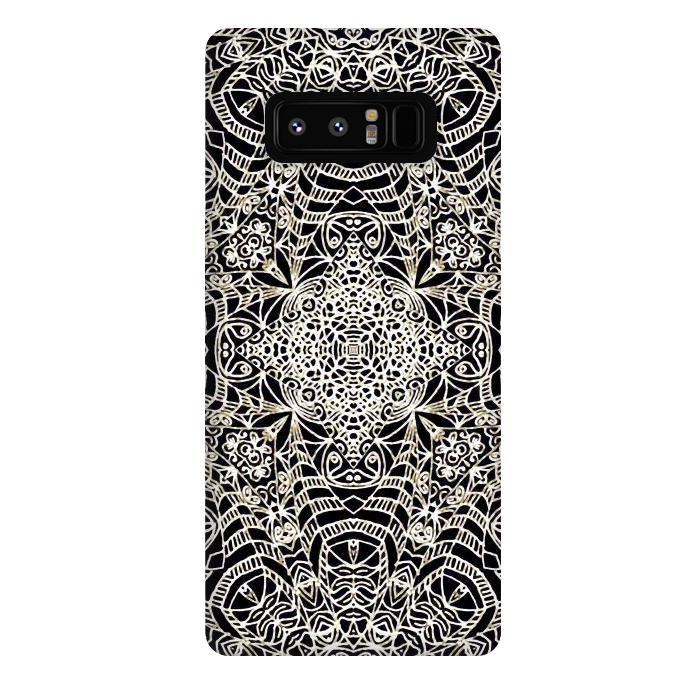 Galaxy Note 8 StrongFit Mehndi Ethnic Style G419 by Medusa GraphicArt