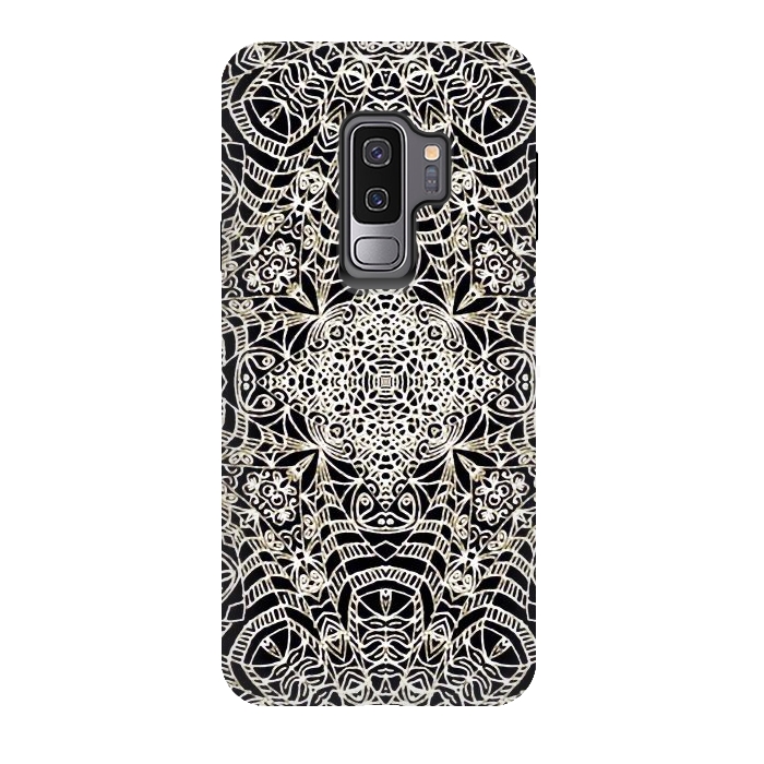 Galaxy S9 plus StrongFit Mehndi Ethnic Style G419 by Medusa GraphicArt