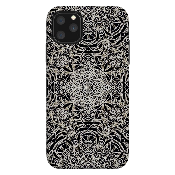 iPhone 11 Pro Max StrongFit Mehndi Ethnic Style G419 by Medusa GraphicArt