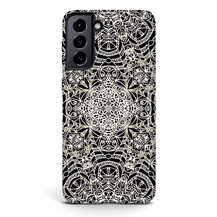 Galaxy S21 StrongFit Mehndi Ethnic Style G419 by Medusa GraphicArt