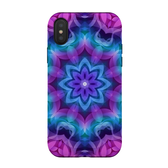 iPhone Xs / X StrongFit Floral Abstract G269 by Medusa GraphicArt