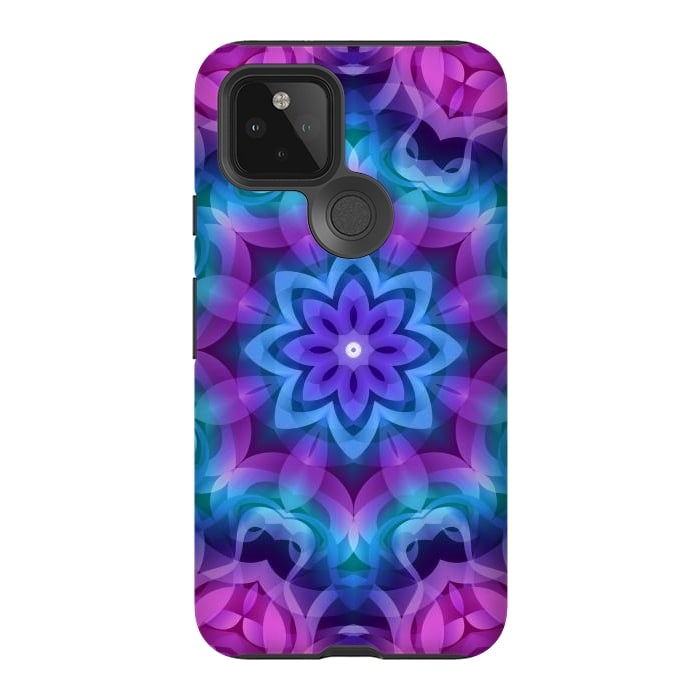 Pixel 5 StrongFit Floral Abstract G269 by Medusa GraphicArt