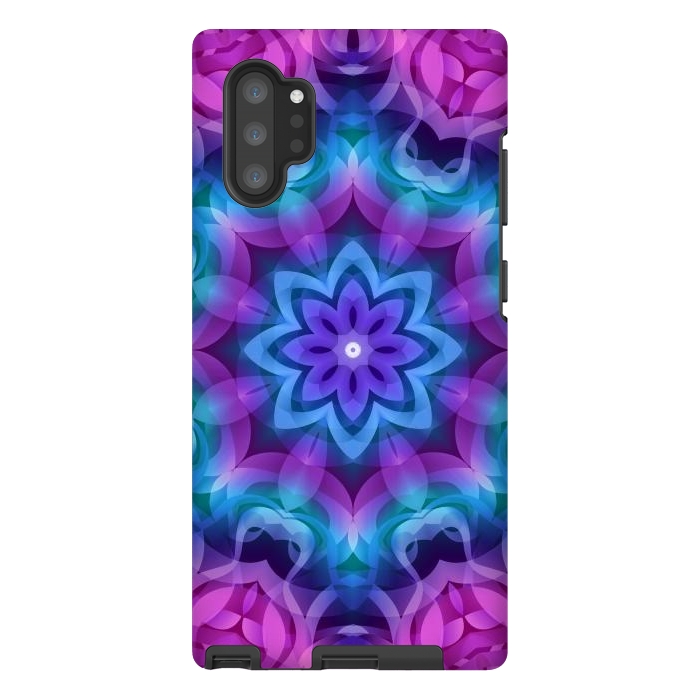 Galaxy Note 10 plus StrongFit Floral Abstract G269 by Medusa GraphicArt
