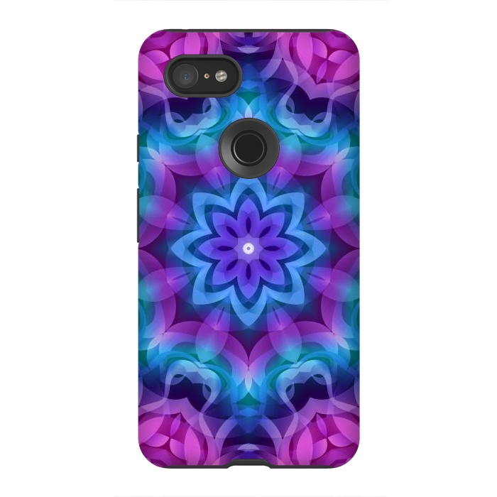 Pixel 3XL StrongFit Floral Abstract G269 by Medusa GraphicArt