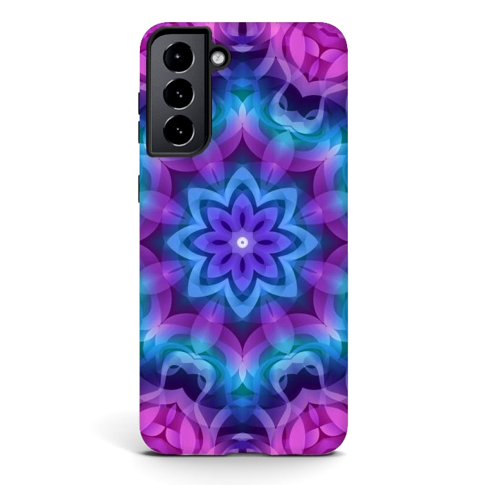 Galaxy S21 StrongFit Floral Abstract G269 by Medusa GraphicArt