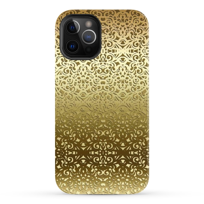 iPhone 12 Pro StrongFit Baroque Style Inspiration G155b by Medusa GraphicArt