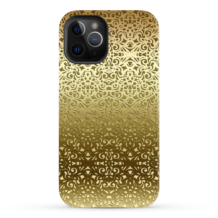iPhone 12 Pro Max StrongFit Baroque Style Inspiration G155b by Medusa GraphicArt