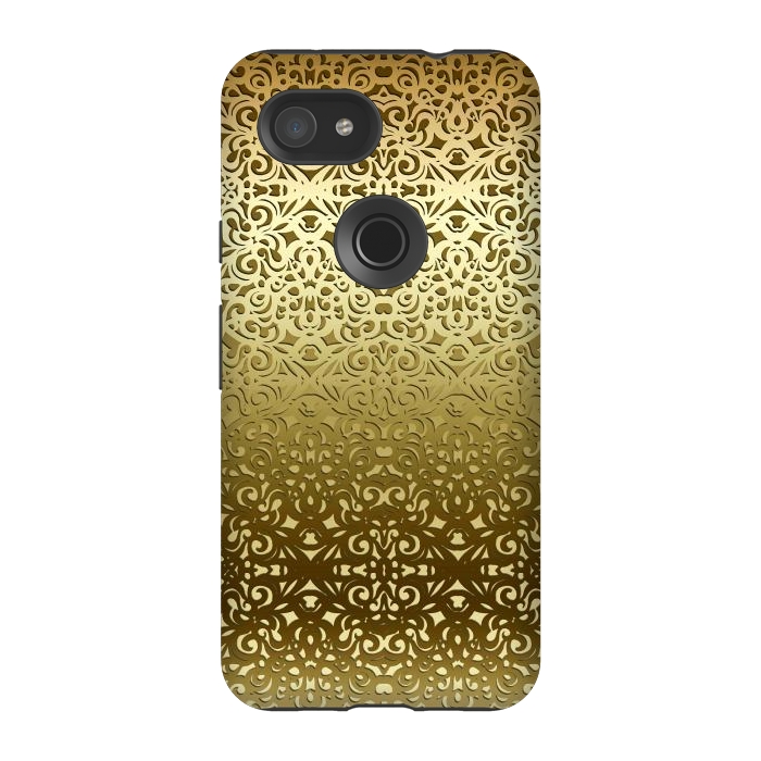 Pixel 3A StrongFit Baroque Style Inspiration G155b by Medusa GraphicArt