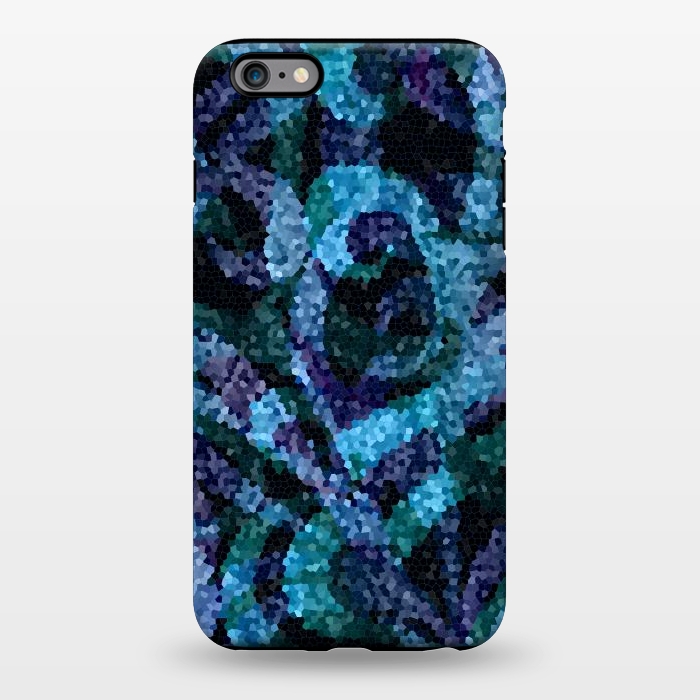 iPhone 6/6s plus StrongFit Mosaic Floral Abstract G21B by Medusa GraphicArt