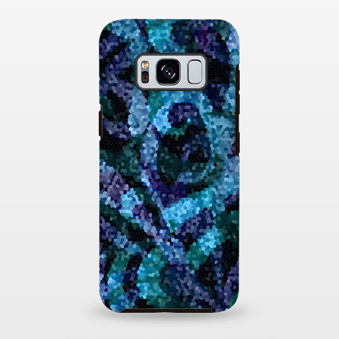 Galaxy S8 plus StrongFit Mosaic Floral Abstract G21B by Medusa GraphicArt