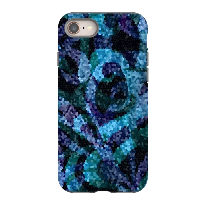 iPhone SE StrongFit Mosaic Floral Abstract G21B by Medusa GraphicArt